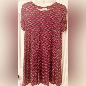 Loft pink cotton dress